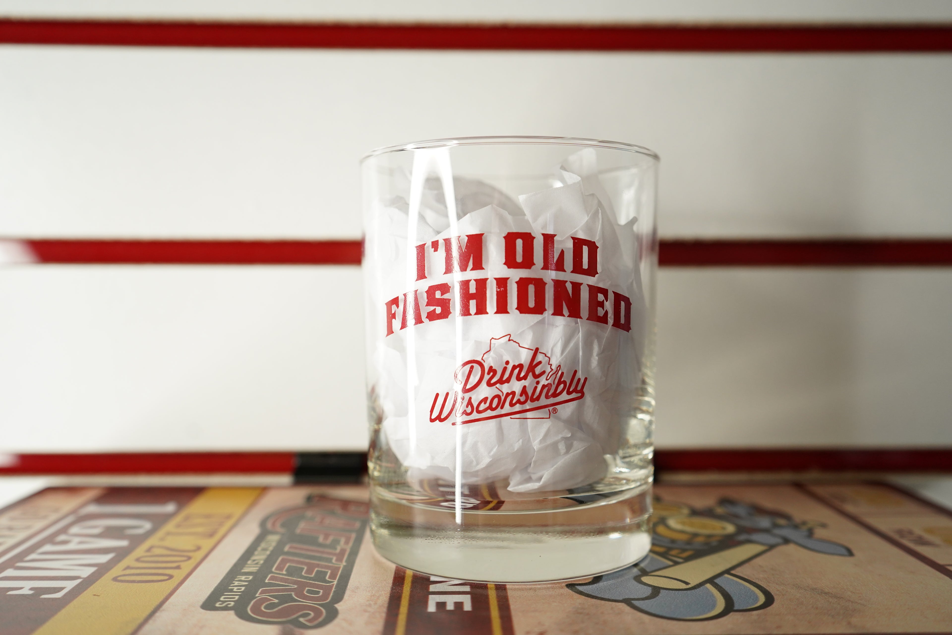 "I'm Old Fashioned" Rafters Bar Glass