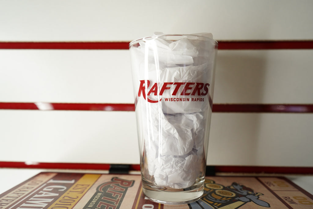 "Drink Wisconsinbly" Rafters Pint Glass