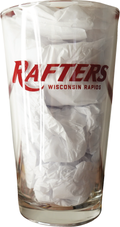 "Drink Wisconsinbly" Rafters Pint Glass