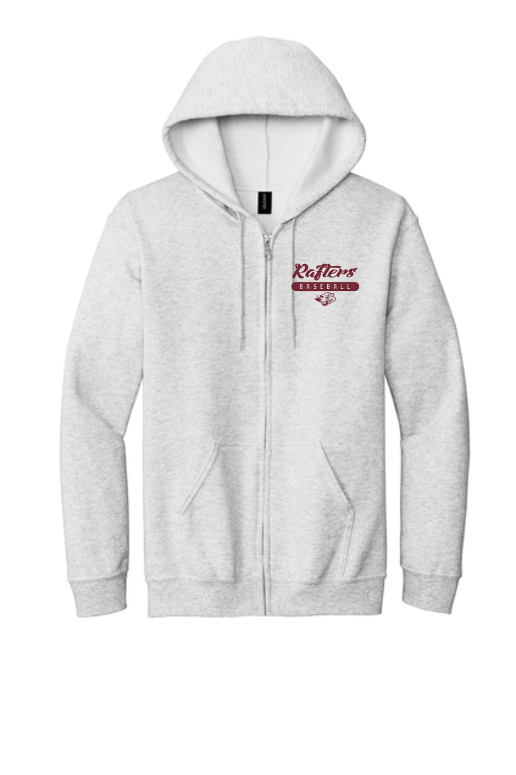Rafters Script Full Zip Hooded Sweatshirt